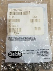 Oetiker 11.3 mm Beverage Clamps 316 Stainless Steel  Bag of 100.
