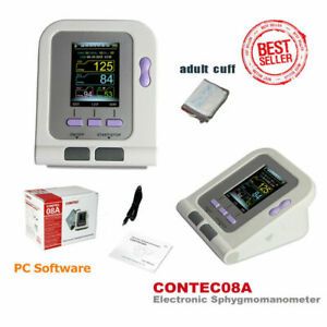 CONTEC08A Digital Upper Arm Blood Pressure Monitor+adultcuff  OLED Sphygmomanome