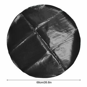 Mat PE Oven Floor Mat Round Mat BBQ OilProof&amp;FlameRetardant 68cm X 68cm ZI