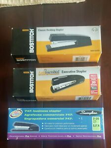 Bostitch Desktop Stapler, Full-Strip Capacity, Black, B440-BLACK &amp; B5000-BLACK