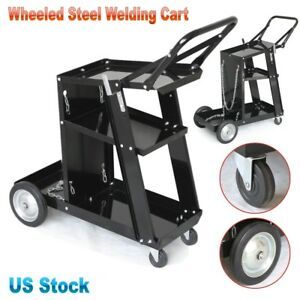 Professional Steel Wheeled Movable Welding Cart Plasma Cutting Machine Storage