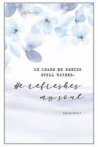 Cards-Share-It-He Leads Me (2-1/8&#034; X 3-3/8&#034;) (Pack Of 24)