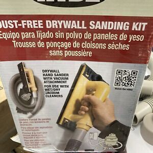 Hyde &#039;Dust Dog&#039; Dustless Drywall Hand Sanding Kit - Attaches to Any Shop Vacuum