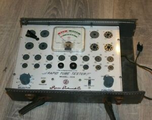 VINTAGE RAPID TUBE TESTER/ MODEL 82A ( Superior Instruments co)