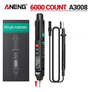 A3008 Professional Digital 6,000 Counts Intelligent Multimeter Sensor Tester Pen