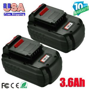 2x PCXMVC PCC489 18Volt NiCD Battery Pack for Porter Cable PC18B Cordless Tools
