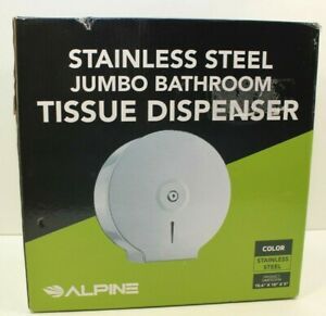 Stainless Steel Jumbo Toilet Tissue Dispenser 9 In Roll By Alpine Industries