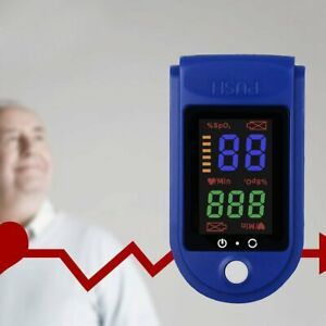 Oximeter AD807 Finger / Clip Pulse Oximeter LED 4 Color Screen Heart Rate Pulse,