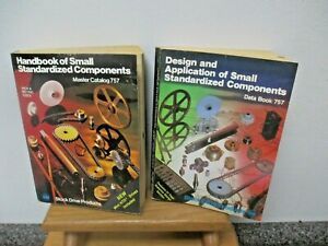 2 Rare Master &amp; Data Handbooks of Small Standardized Components/Stock Drive/F/S!