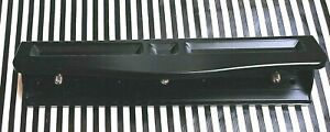 Heavy-Duty 3-Hole Punch with Measures Excellent office tool VTG Look - Black