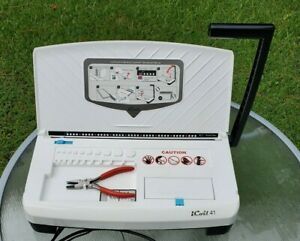 Akiles AIC-41 iCoil Binding Machine &amp; Punch &amp; Inserter with Extras
