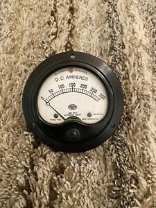 Vtg Roller-Smith D.C. Kilovolts Panel Gauge FS=50 MV 0-300