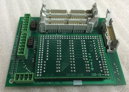 Cooper power tools pcb2002 rev a, chip 1 connector, shipsameday #137l12 for sale