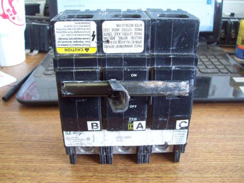 Square d 150 amp circuit breaker 3 pole qob3150vh for sale
