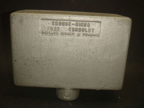 New crouse hinds fd23, condulet device box, new no box, for sale