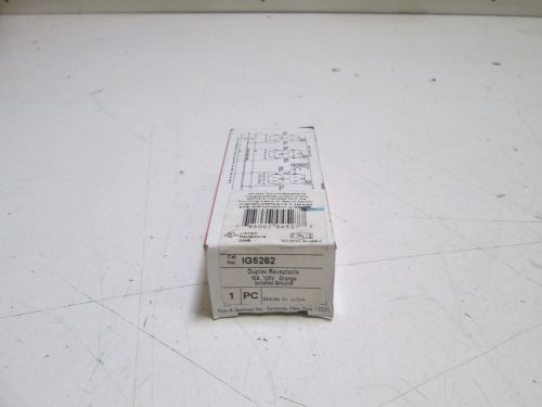 PASS &amp; SEYMOUR DUPLEX RECEPTACLE IG5262 *NEW IN BOX*