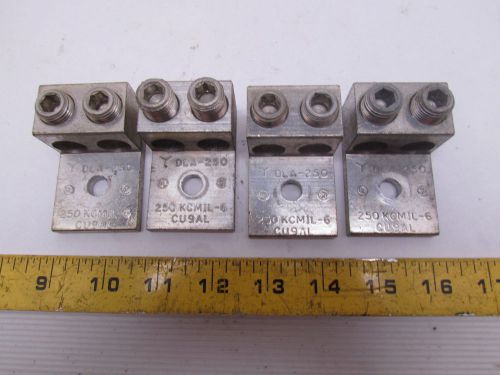 Panduit CU9AL 2 Barrel 1 Hole Mount 250 MCM-6 Aluminum Lug