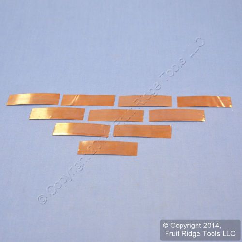 10 Leviton Copper Shims for 15 Series Cam Type ECT Connector Devices A0006