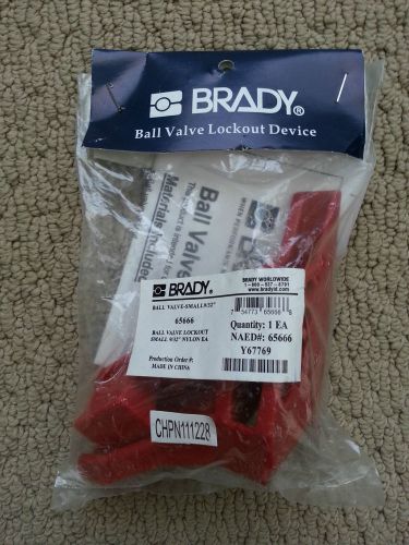 Brady 65666 Ball ValveLockout - small 9/32&#034; nylno EA