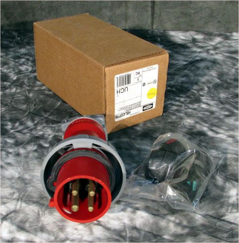 New hubbell hbl430p7w  connector plug 480v 30a 3ph for sale