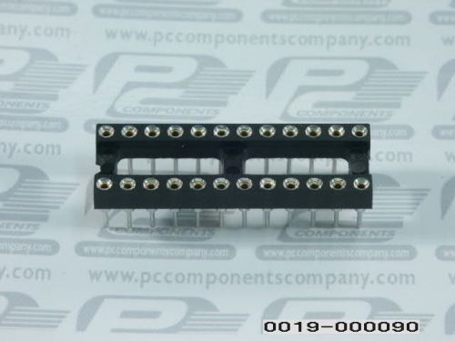 25-pcs conn dip socket skt 24 pos 2.54mm solder st thru-hole  110-93-324-41-001 for sale