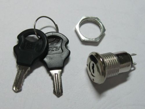 Key Switch ON /OFF Lock Switch KS-01 Two Keys Key Set Mini Key Switch Ignition