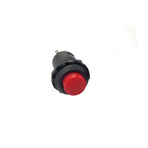 10x off/on push button switch 12mm mount no lock round momentary red doorbell for sale
