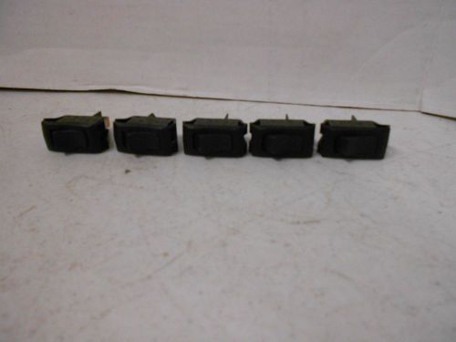 Lot of 5 carling rocker switch ra911-rb-b-o-n snap-in 10a 250vac 16a 125vac for sale