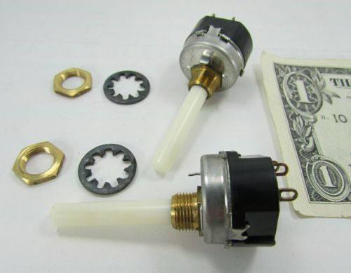 2 ab long stem rotary switches 2 position 2 pole panel mount w/nuts 2a 250v for sale