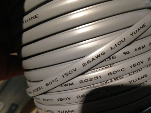 Spool of 26 awg flat 5 wire