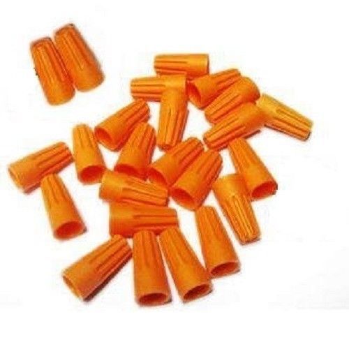 new!  Orange Wire Nuts Connectors - 500 Pack ciata lighting