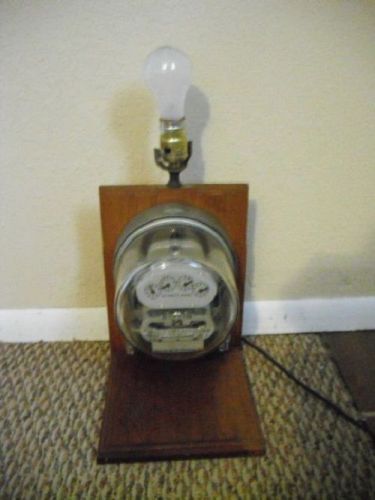 DUNCAN ELECTRIC METER LAMP 15 AMP 120 VOLT TYPE MF-A LAFAYETTE STEAMPUNK WORKING