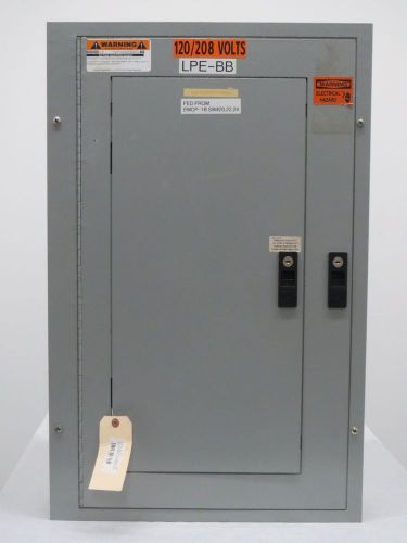 General electric ge aqf3241mbx 125a 208/120v breaker distribution panel b287530 for sale