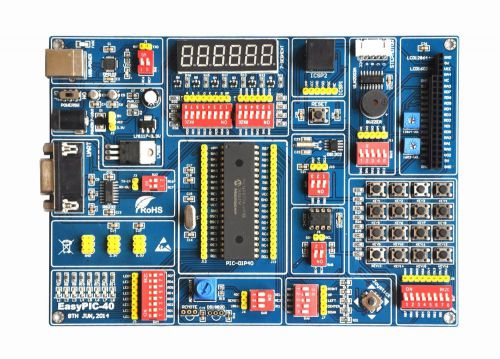 Pic development board easypic-40 + pic16f877a microchip pic dev board kit tool for sale