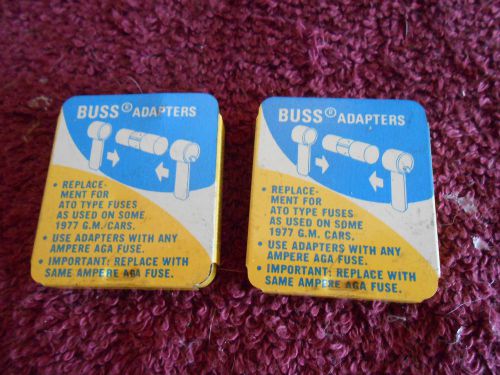 lot of Buss Adapters for ato type fuses as used on some 1977 G. M. cars