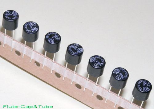 6pcs bussmann time delay etf -t 500ma / 250v radial lead micro fuse . for sale