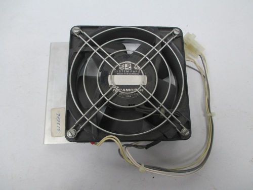 New papst pamotor 4-5/8x4-5/8x1-1/2in blower fan with mounting plate d297590 for sale