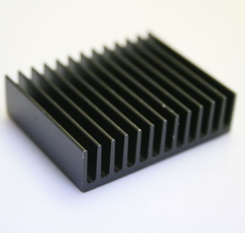 5pcs 40x32x11mm aluminum black heat sink chip for ic led power transistor for sale