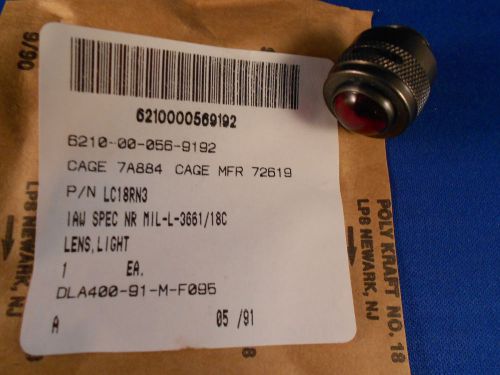 LC18RN3  MECHANICAL SHUTTER RED LENS /THREAD DIA .562  NEW OLD STOCK