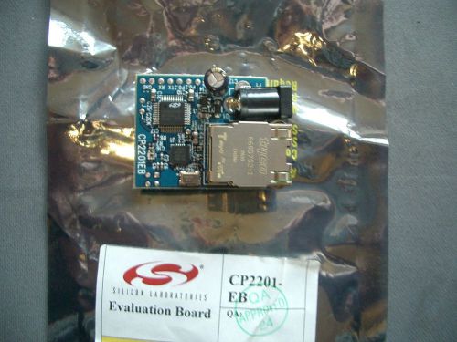 Silicon Labs CP2201EK C8051F340 Embedded Ethernet Evaluation Kit w/ power supply