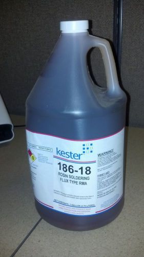 Kester solder - 186-18 - mildly activated rosin liquid flux - one gallon for sale
