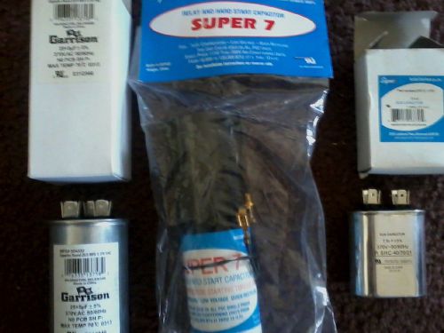 Garrison and supco capacitors / new in box for sale