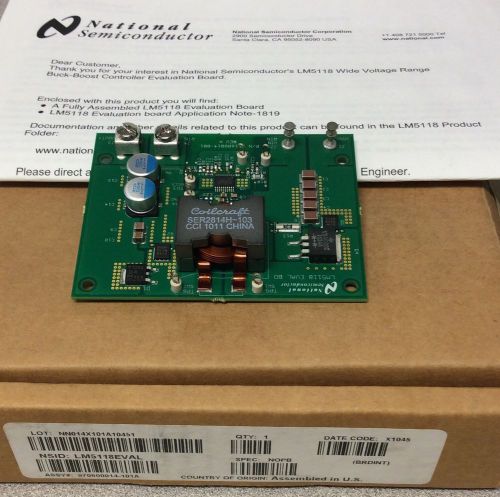 Texas Instruments Lm5118Eval Lm5118 Power Converter Buck Boost Eval Board