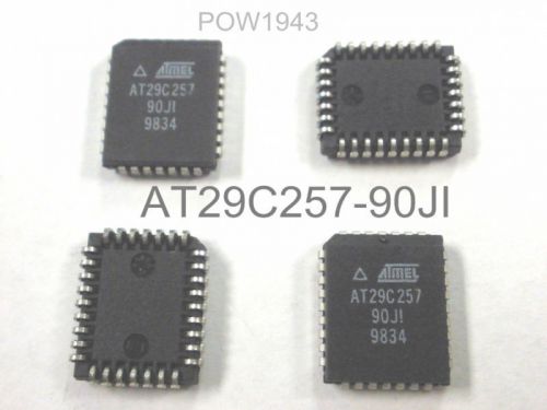 ( 2 PC.) ATMEL AT29C257-90JI CMOS FLASH MEMORY - 32PLCC