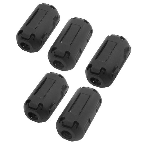 New 5 pcs uf-50b clip on noise suppressor 5mm cable ferrite core filters for sale