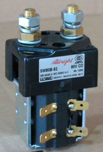 Lot of 4 Albright SW80B-62 SOLENOID 80V 125A Contactor Solenoid Cart F/R Switch