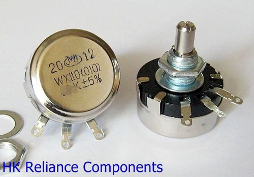 470? 470 ohm 1w 1 watt wirewound potentiometer panel control pots, x2 pcs for sale