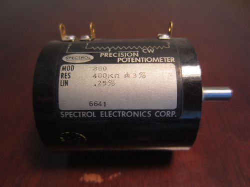 Spectrol Precision Potentiometer Model 860 400k Ohms
