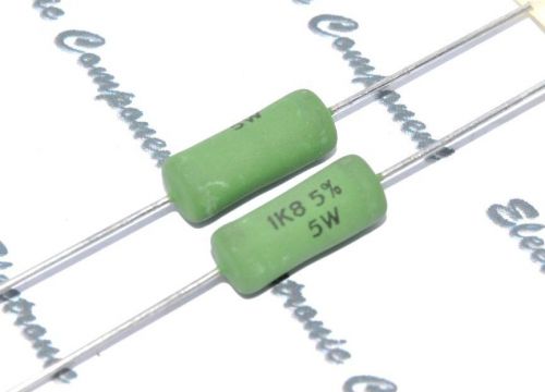 2pcs - Vishay(BC) AC05 1K ohm 5W 5% Cemented Wirewound Resistor