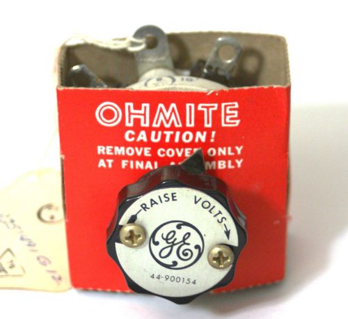 GE OHMITE Resistor, Variable, Wire Wound, NON 750ohms 50WATTS MILSPEC NEW OLD ST